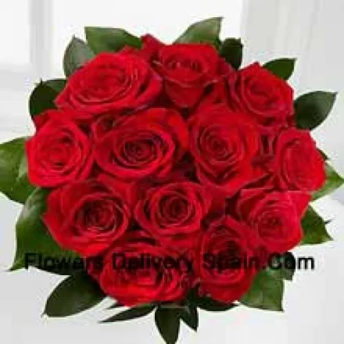 Mazzo di 11 rose rosse